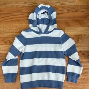 Janie and Jack Blue and White Striped Sweater
